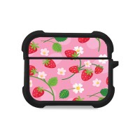 Θήκη Σιλικόνης Sonique Fruit Series για AirPods Pro 3 Φράουλα