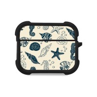 Θήκη Σιλικόνης Sonique Ocean Series για AirPods Pro 3 Όστρακα