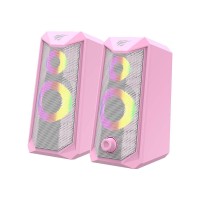 Gaming Ηχεία -  Havit SK202 (PINK) Ροζ
