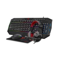 Havit KB501CM 4in1 Combo Σετ Gaming Πληκτρολόγιο με RGB φωτισμό & Ποντίκι (Αγγλικό US)