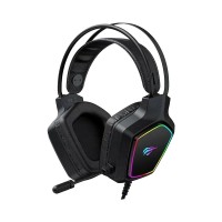 Gaming Ακουστικά Havit H656D RGB Μαύρο