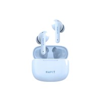 Ακουστικά Bluetooth Havit TW967 με Θήκη Φόρτισης Μπλέ