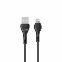 Καλώδιο Havit CB6160 USB 2.0 σε Lightning 1m Μαύρο