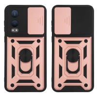 Θήκη Ring Armor CamPro Sonique για OnePlus OnePlus Nord CE 4 Lite 5G Ροζ Χρυσό