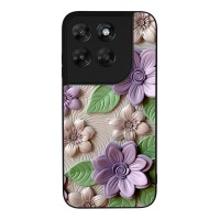 Θήκη Sonique 3D Flower Series για Motorola Moto G67 5G / Moto G77 5G Βιολετί