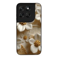 Θήκη Sonique 3D Flower Series για Motorola Moto G67 5G / Moto G77 5G Λευκό