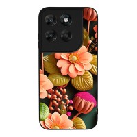 Θήκη Sonique 3D Flower Series για Motorola Moto G67 5G / Moto G77 5G Σομόν