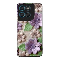 Θήκη Sonique 3D Flower Series για Motorola Moto G57 Power 5G / Moto G67 Power 5G Βιολετί
