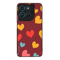 Θήκη Sonique Heart Series για Motorola Moto G57 Power 5G / Moto G67 Power 5G Μπορντώ
