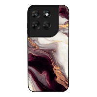 Θήκη Sonique Marble Series για Motorola Moto G67 5G / Moto G77 5G Μπορντώ