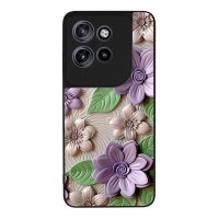 Θήκη Sonique 3D Flower Series για Motorola Edge 60 Neo 5G Βιολετί