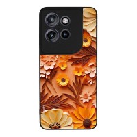 Θήκη Sonique 3D Flower Series για Motorola Edge 60 Neo 5G Πορτοκαλί