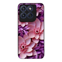 Θήκη Sonique 3D Flower Series για Motorola Edge 70 Fusion 5G Ροζ