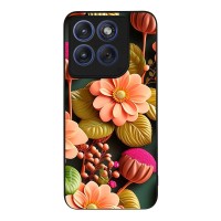 Θήκη Sonique 3D Flower Series για Motorola Edge 70 Fusion 5G Σομόν