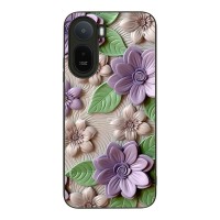 Θήκη Sonique 3D Flower Series για Xiaomi Redmi A7 Pro 4G Βιολετί