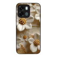 Θήκη Sonique 3D Flower Series για Oppo A6 4G / Oppo A6x 4G / Oppo A6x 5G Λευκό