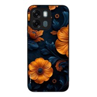 Θήκη Sonique 3D Flower Series για Oppo A6 4G / Oppo A6x 4G / Oppo A6x 5G Πορτοκαλί 01