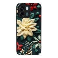 Θήκη Sonique 3D Flower Series για Oppo A6 4G / Oppo A6x 4G / Oppo A6x 5G Πράσινο