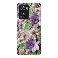Θήκη Sonique 3D Flower Series για Oppo A57 4G / Oppo A57s Βιολετί