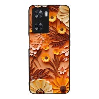 Θήκη Sonique 3D Flower Series για Oppo A57 4G / Oppo A57s Πορτοκαλί