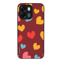 Θήκη Sonique Heart Series για Oppo A6 4G / Oppo A6x 4G / Oppo A6x 5G Μπορντώ