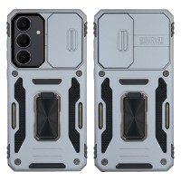 Θήκη Ring Armor CamShield Sonique για Samsung Galaxy S25 FE Γκρι