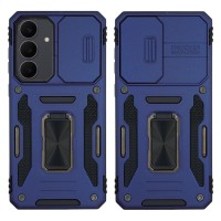 Θήκη Ring Armor CamShield Sonique για Samsung Galaxy S25 FE Μπλέ