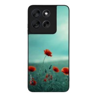 Θήκη Sonique Sunset in Eden Series για Motorola Moto G56 5G Scarlet Poppy
