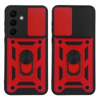 Θήκη Ring Armor CamPro Sonique για Samsung Galaxy S26 Κόκκινο