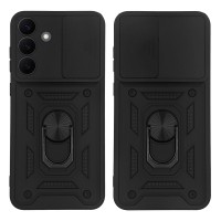 Θήκη Ring Armor CamPro Sonique για Samsung Galaxy S26 Plus Μαύρο