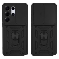 Θήκη Ring Armor CamPro Sonique για Samsung Galaxy S26 Ultra Μαύρο
