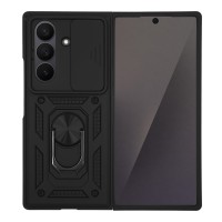 Θήκη Ring Armor CamPro Sonique για Samsung (Large Hole) Galaxy Z Fold 7 Μαύρο