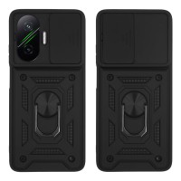 Θήκη Ring Armor CamPro Sonique για Xiaomi Poco F7 5G Μαύρο