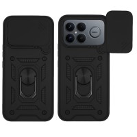 Θήκη Ring Armor CamPro Sonique για Xiaomi Poco F8 Ultra 5G Μαύρο
