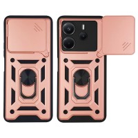 Θήκη Ring Armor CamPro Sonique για Xiaomi Redmi Note 14 4G (164.84mm) Ροζ Χρυσό