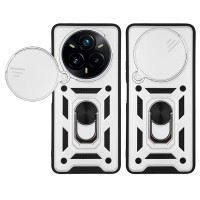 Θήκη Ring Armor CamPro Sonique Realme 14 Pro Plus 5G Ασημί