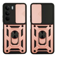 Θήκη Ring Armor CamPro Sonique Realme C71 4G Ροζ Χρυσό