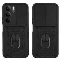Θήκη Ring Armor CamPro Sonique Realme C75 4G Μαύρο