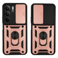 Θήκη Ring Armor CamPro Sonique Realme C75 4G Ροζ Χρυσό