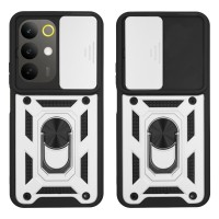 Θήκη Ring Armor CamPro Sonique Realme C85 4G Ασημί