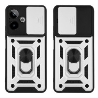 Θήκη Ring Armor CamPro Sonique Realme GT 7 5G / Realme GT 7T 5G Ασημί