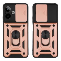 Θήκη Ring Armor CamPro Sonique Realme GT 7 5G / Realme GT 7T 5G Ροζ Χρυσό