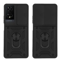 Θήκη Ring Armor CamPro Sonique TCL 505 Μαύρο