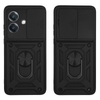 Θήκη Ring Armor CamPro Sonique για Oppo Oppo A40 Μαύρο