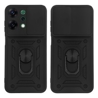 Θήκη Ring Armor CamPro Sonique για Oppo Oppo Reno14 5G Μαύρο