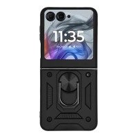 Θήκη Ring Armor CamPro Sonique για Motorola (Large Hole) Motorola Razr 50 Μαύρο