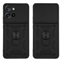 Θήκη Ring Armor CamPro Sonique για Motorola Edge 50 5G Μαύρο