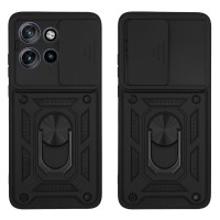 Θήκη Ring Armor CamPro Sonique για Motorola Edge 50 Neo 5G Μαύρο