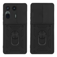 Θήκη Ring Armor CamPro Sonique για Motorola Edge 50 Ultra Μαύρο