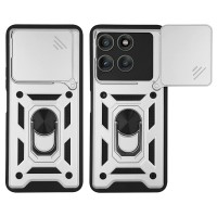 Θήκη Ring Armor CamPro Sonique για Motorola Edge 60 Pro 5G Ασημί